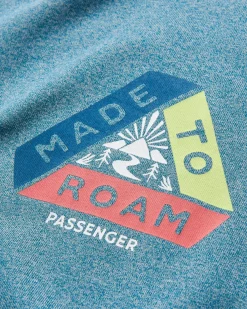 T-Shirts & Tank Tops|Passenger Boardwalk Active Recycled Tank Top - Blue Steel Marl BlueSteelMarl
