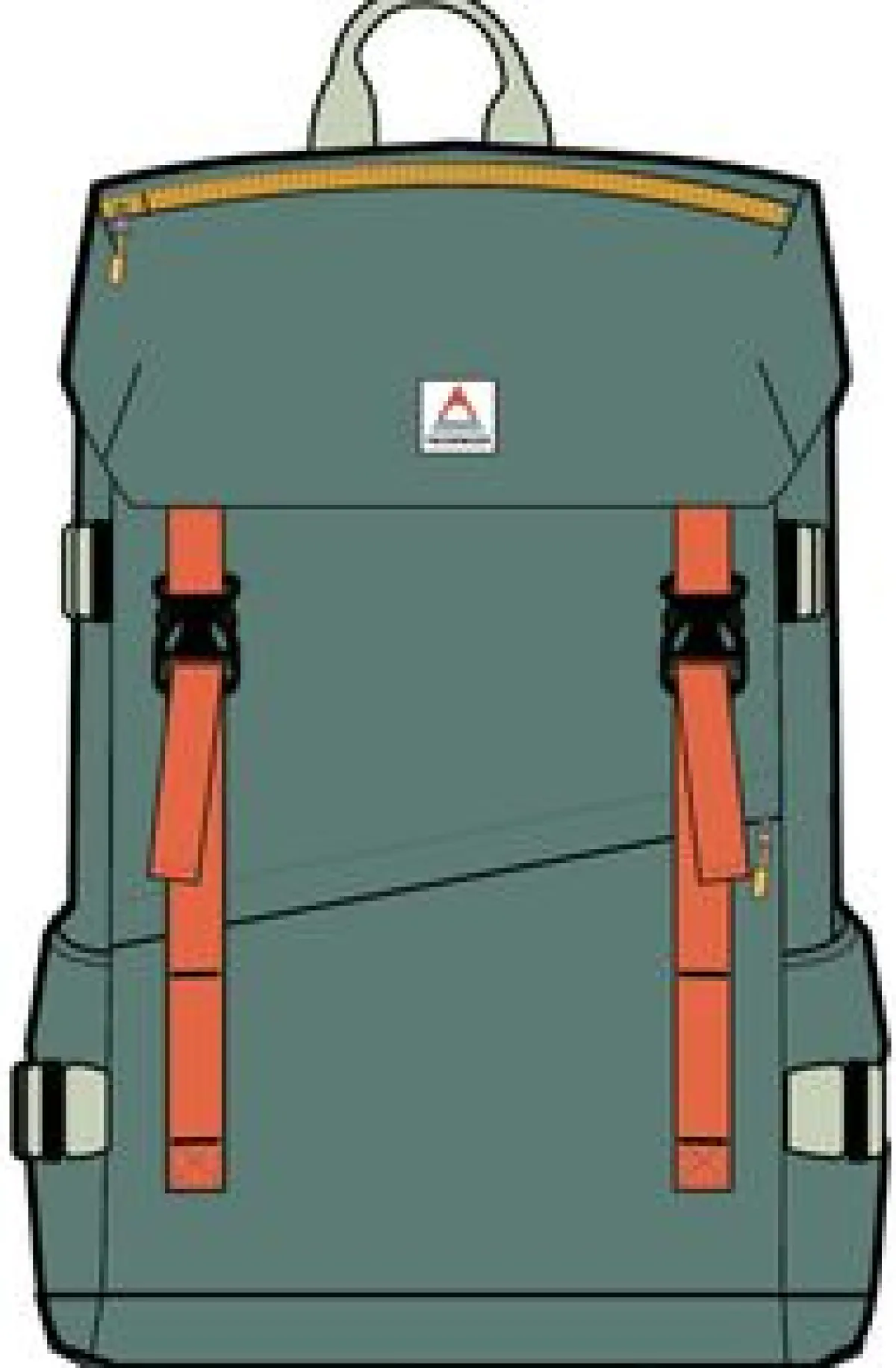 Surf Accessories|Surf Accessories|Passenger Boondocker Recycled 26 Liter Backpack - Deep Sea DeepSea