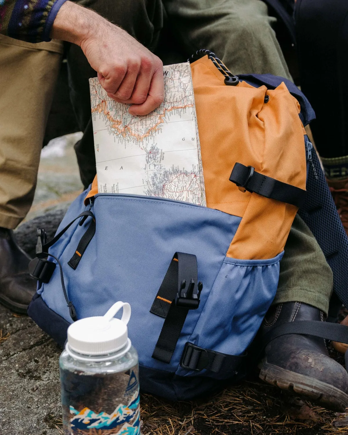 Surf Accessories|Surf Accessories|Passenger Boondocker Recycled 26L Backpack - Honey/Dark Denim/Rich Navy Honey/DarkDenim/RichNavy