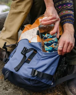 Surf Accessories|Surf Accessories|Passenger Boondocker Recycled 26L Backpack - Honey/Dark Denim/Rich Navy Honey/DarkDenim/RichNavy