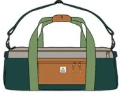Backpacks & Bags|Duffel Bags|Passenger Boondocker Recycled 30L Duffel - Rain Forest Orange Multi RainForestOrangeMulti