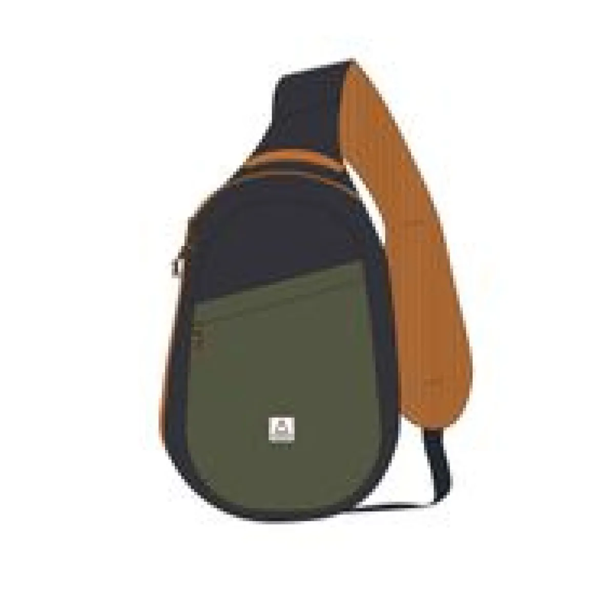 Backpacks|Passenger Boondocker Recycled Sling 8L - True Black/ Khaki Green TrueBlack/KhakiGreen