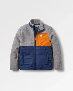 Fleece|Fleece|Passenger Born Explorer Recycled Polar-Lined Sherpa Fleece - Steel Gray SteelGray
