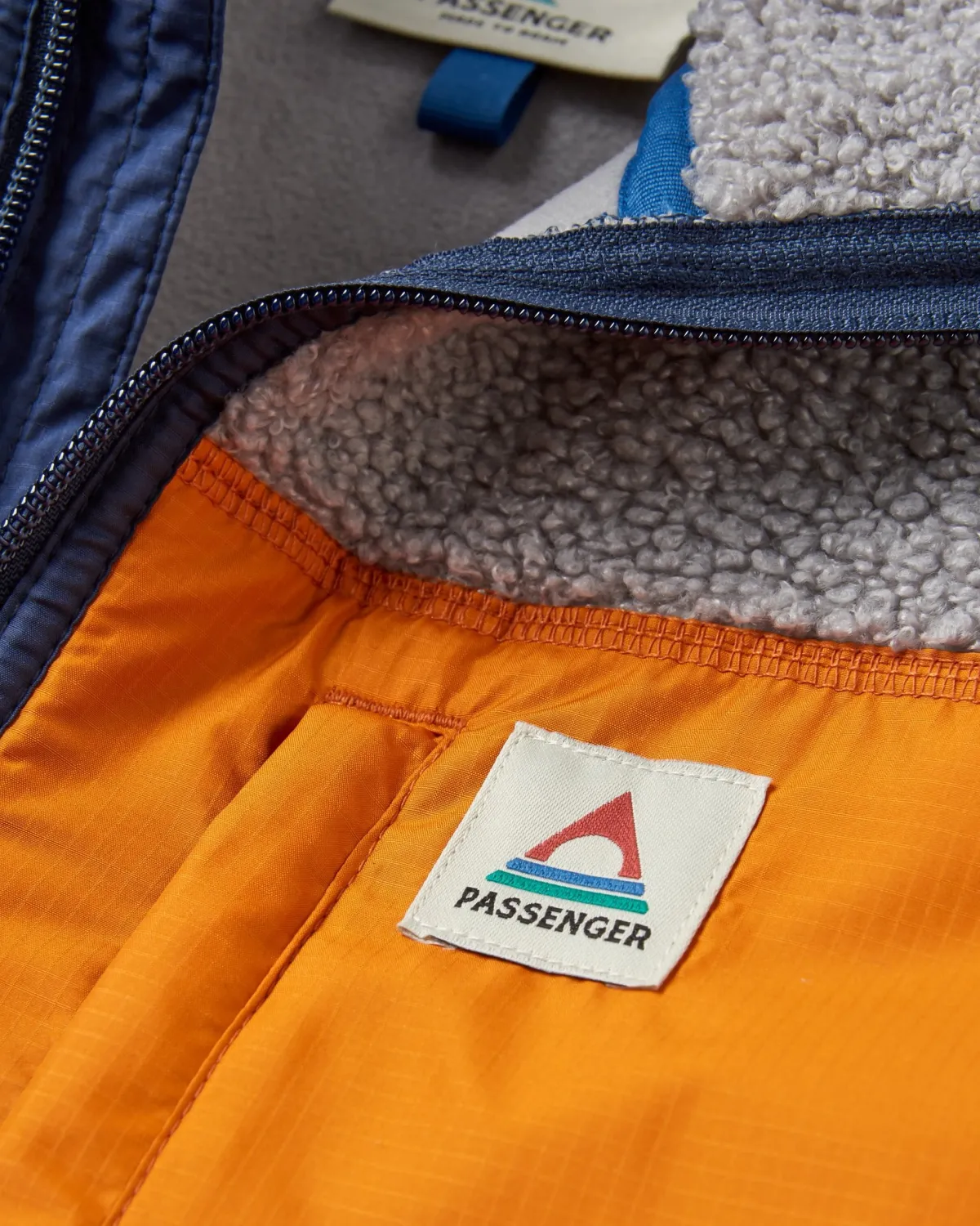 Fleece|Fleece|Passenger Born Explorer Recycled Polar-Lined Sherpa Fleece - Steel Gray SteelGray
