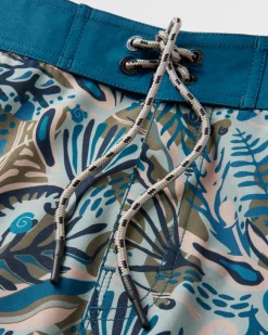 Shorts|Shorts|Passenger Breaks Recycled Boardshort - Abstract Seaweed Pistachio AbstractSeaweedPistachio