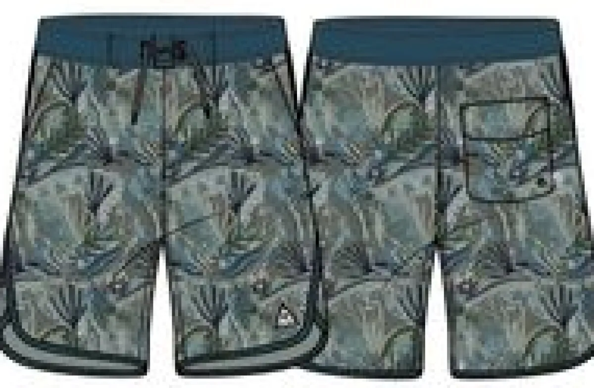 Shorts|Shorts|Passenger Breaks Recycled Boardshort - Abstract Seaweed Pistachio AbstractSeaweedPistachio