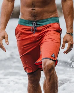 Shorts|Shorts|Passenger Breaks Recycled Boardshort - Burnt Orange BurntOrange