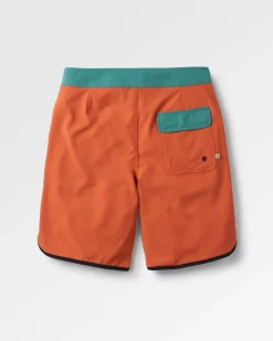 Shorts|Shorts|Passenger Breaks Recycled Boardshort - Burnt Orange BurntOrange