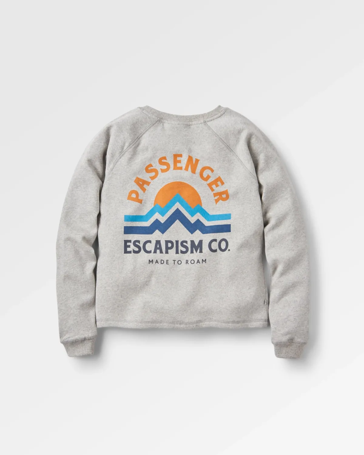 Sweatshirts|Hoodies & Sweatshirts|Passenger Breathe Recycled Cotton Long Sleeve Sweatshirt - Mid Grey Marl MidGreyMarl