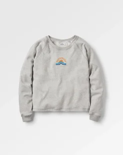 Sweatshirts|Hoodies & Sweatshirts|Passenger Breathe Recycled Cotton Long Sleeve Sweatshirt - Mid Grey Marl MidGreyMarl