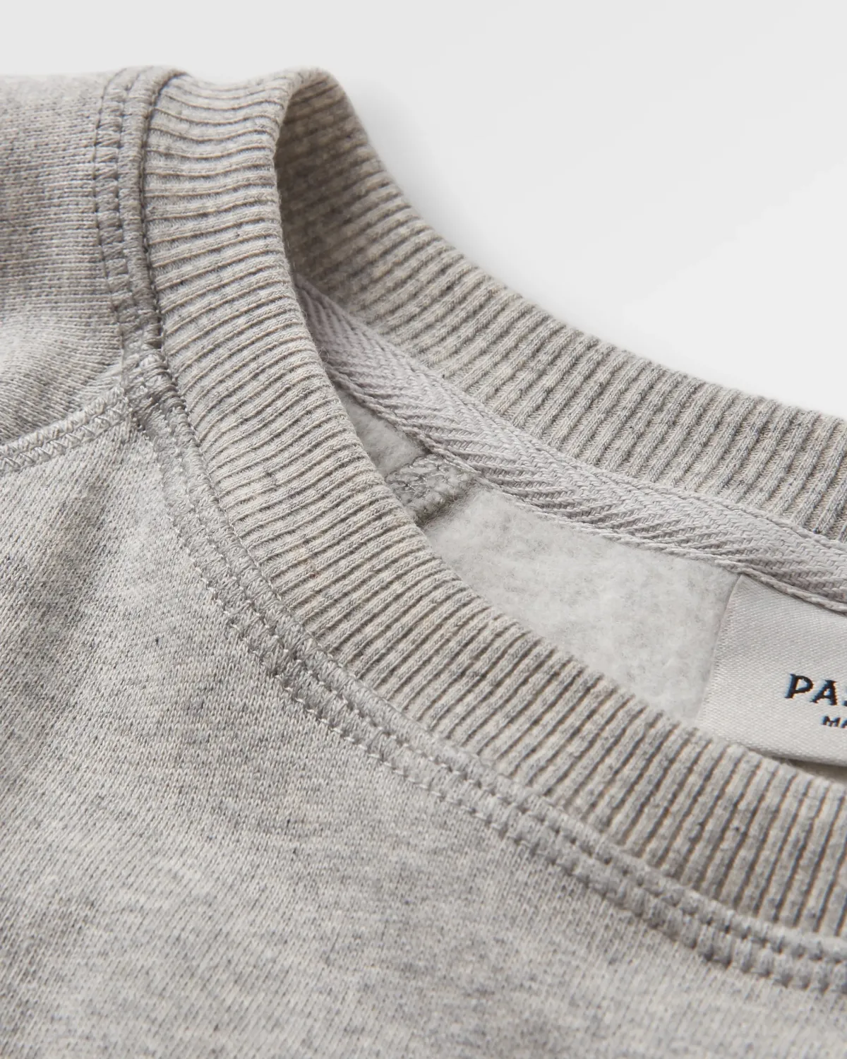 Sweatshirts|Hoodies & Sweatshirts|Passenger Breathe Recycled Cotton Long Sleeve Sweatshirt - Mid Grey Marl MidGreyMarl