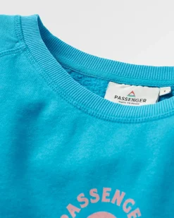 Sweatshirts|Hoodies & Sweatshirts|Passenger Breathe Recycled Cotton Sweatshirt - Bluejay