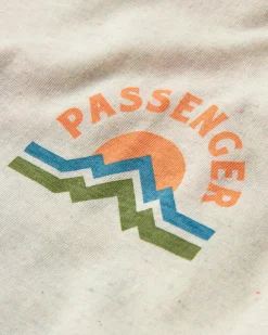 Tops & T-Shirts|Passenger Breathe Recycled Cotton T-Shirt - Milky Marl MilkyMarl