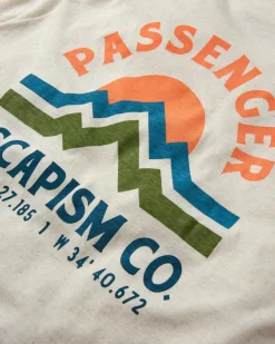 Tops & T-Shirts|Passenger Breathe Recycled Cotton T-Shirt - Milky Marl MilkyMarl