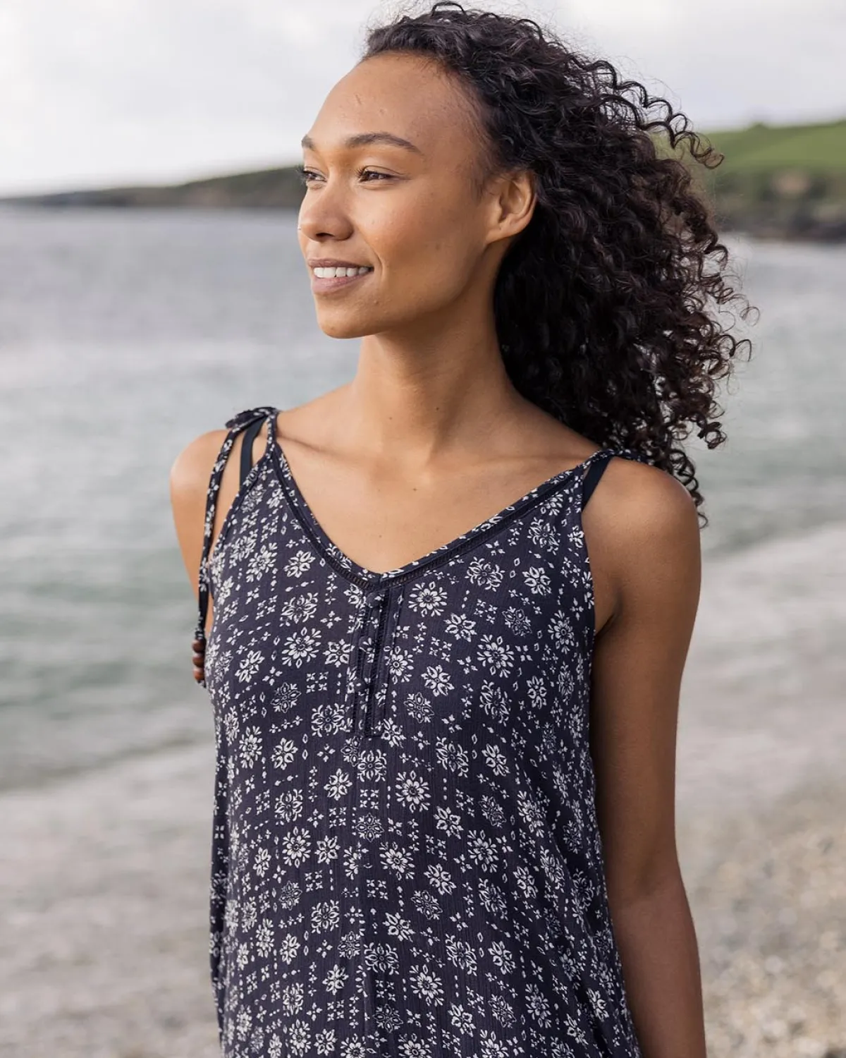 Dresses|Footwear|Passenger Breeze Maxi Dress - Simple Tile Faded Black SimpleTileFadedBlack