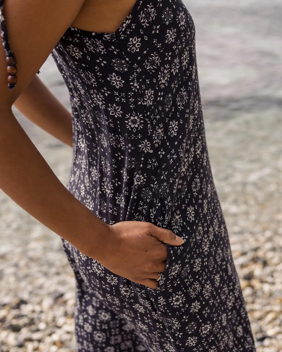 Dresses|Footwear|Passenger Breeze Maxi Dress - Simple Tile Faded Black SimpleTileFadedBlack