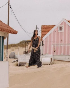 Dresses|Footwear|Passenger Breeze Maxi Dress - Simple Tile Faded Black SimpleTileFadedBlack