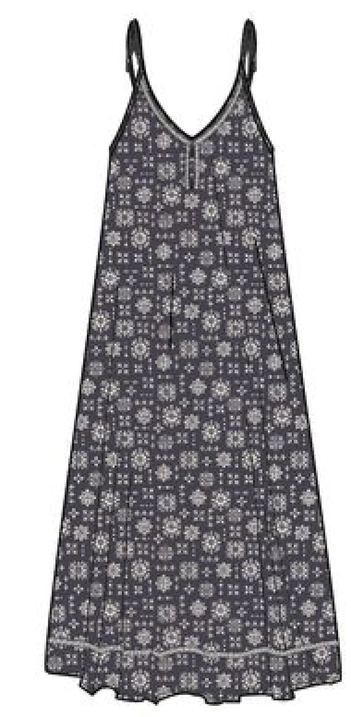 Dresses|Footwear|Passenger Breeze Maxi Dress - Simple Tile Faded Black SimpleTileFadedBlack