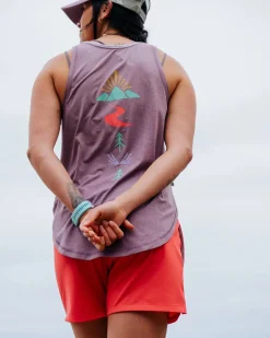 Tank Tops|Tops|Passenger Breezy Recycled Active Tank Top - Berry Marl BerryMarl