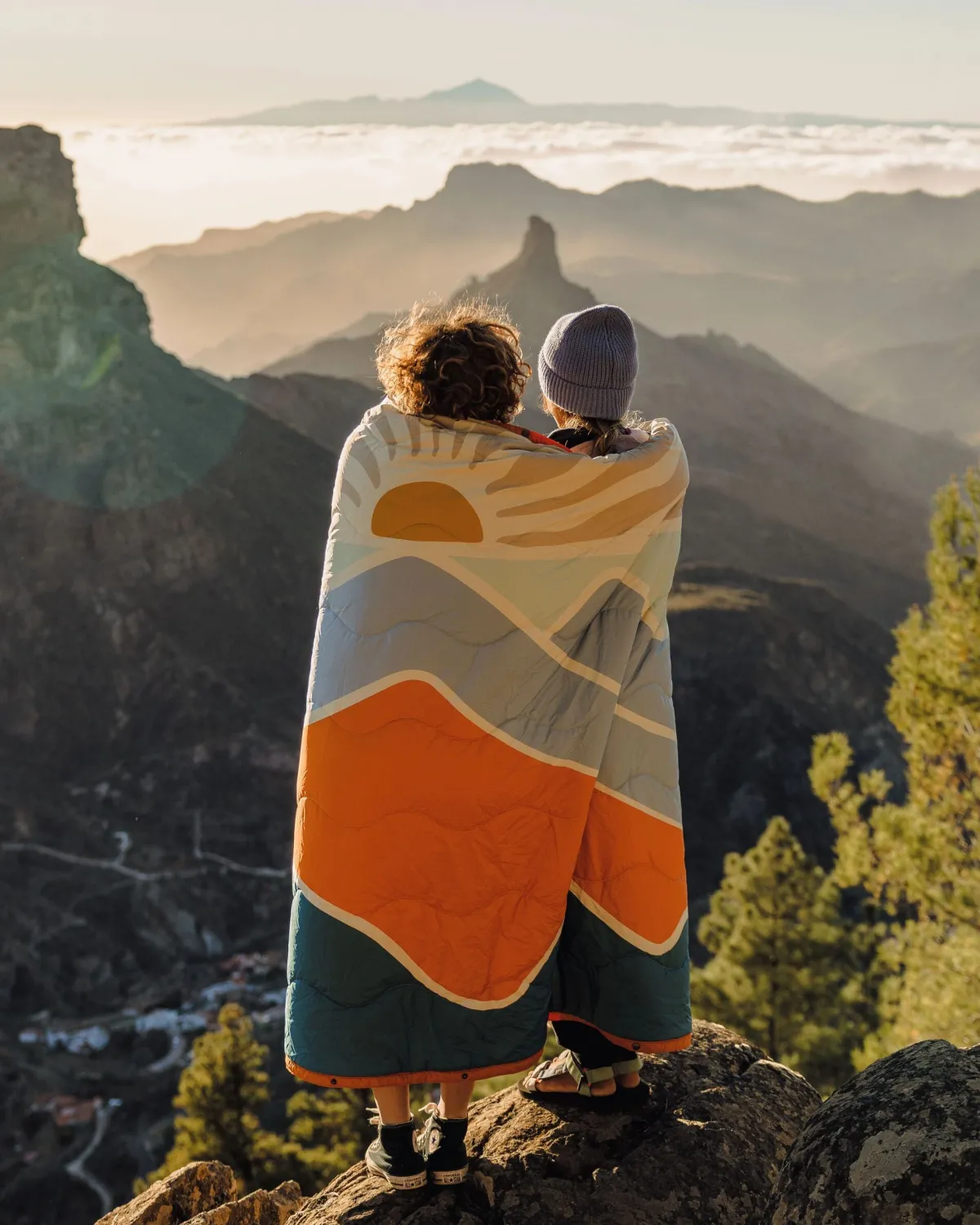 Blankets|Blankets|Passenger Cabin Recycled Sherpa Blanket - Cornflower