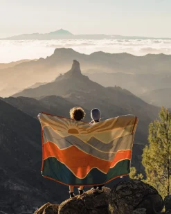 Blankets|Blankets|Passenger Cabin Recycled Sherpa Blanket - Cornflower