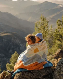 Blankets|Blankets|Passenger Cabin Recycled Sherpa Blanket - Cornflower