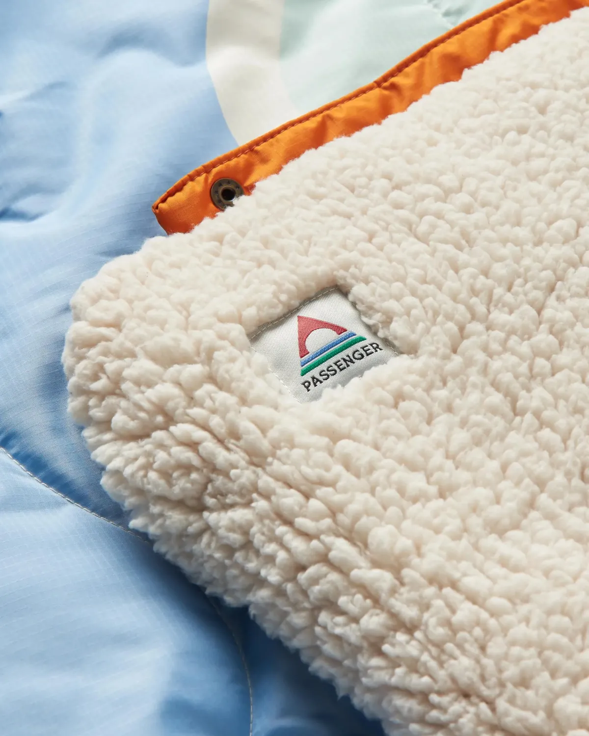 Blankets|Blankets|Passenger Cabin Recycled Sherpa Blanket - Cornflower