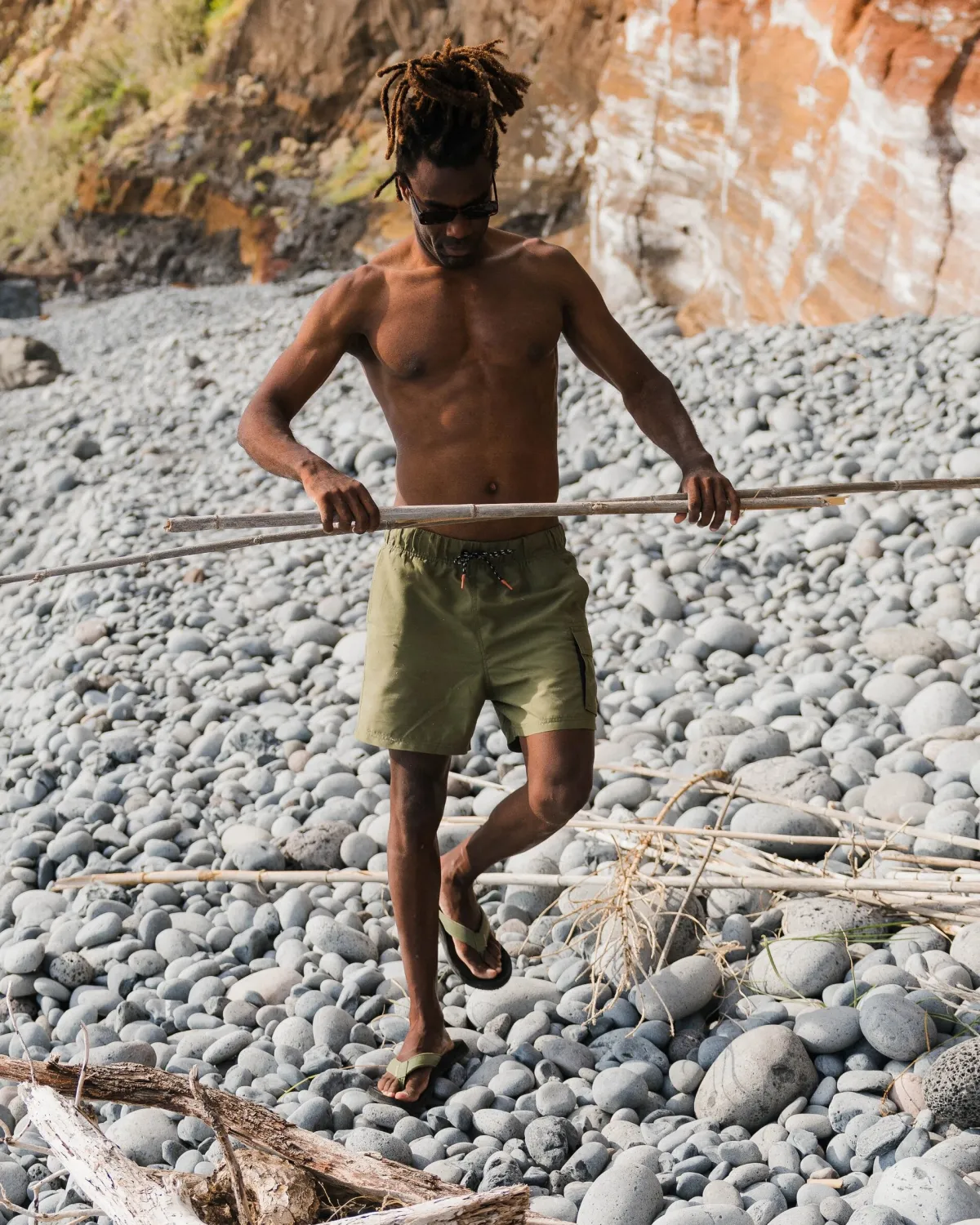 Shorts|Shorts|Passenger Cali Cargo Swim Short - Khaki