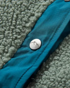 Fleece|Hoodies|Passenger Calla Hooded Recycled Polar-Lined Fleece - Pistachio