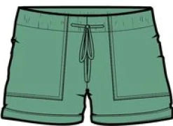 Shorts|Shorts|Passenger Carriso Organic Cotton Shorts - Green Spruce GreenSpruce