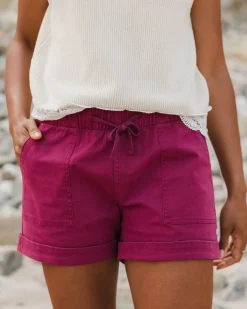 Shorts|Shorts|Passenger Carriso Organic Cotton Shorts - Cranberry