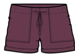 Shorts|Shorts|Passenger Carriso Organic Cotton Shorts - Cranberry