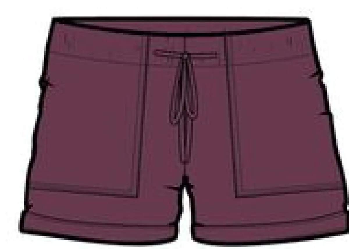 Shorts|Shorts|Passenger Carriso Organic Cotton Shorts - Cranberry