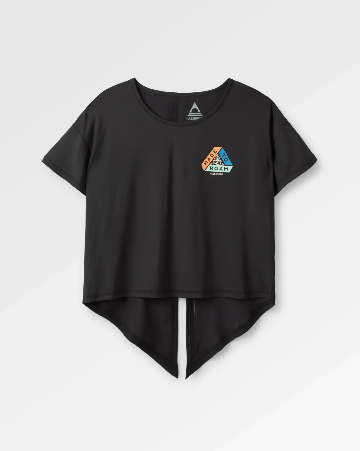 T-Shirts & Tank Tops|Tops|Passenger Chakra Tie Back Active Recycled T-Shirt - Black