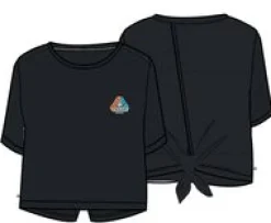 T-Shirts & Tank Tops|Tops|Passenger Chakra Tie Back Active Recycled T-Shirt - Black