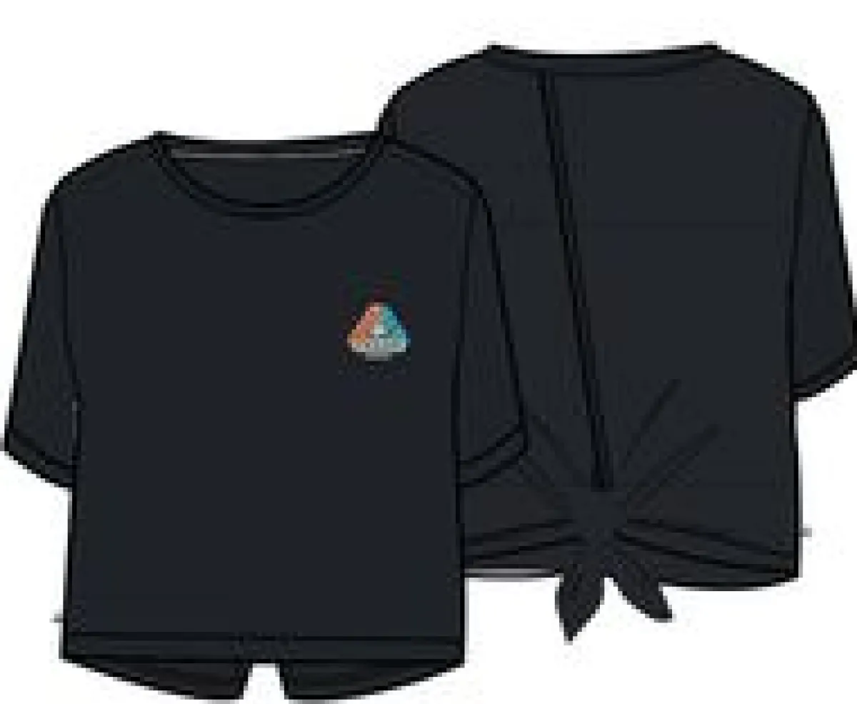 T-Shirts & Tank Tops|Tops|Passenger Chakra Tie Back Active Recycled T-Shirt - Black