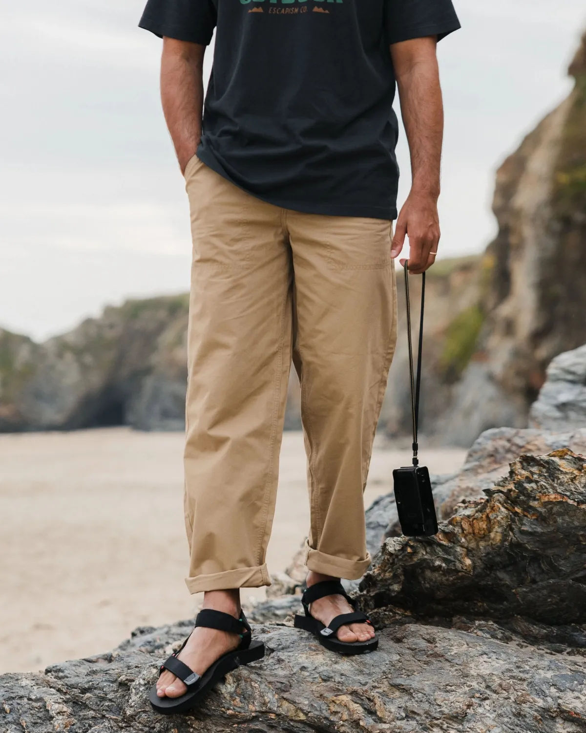 Pants|Pants|Passenger Chance Organic Cotton Pants - Biscuit