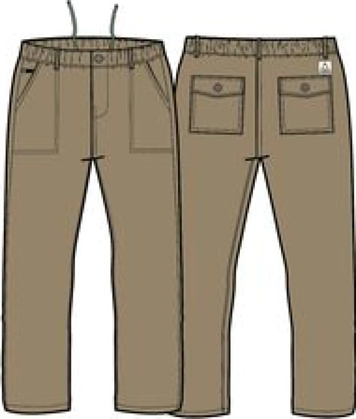 Pants|Pants|Passenger Chance Organic Cotton Pants - Biscuit