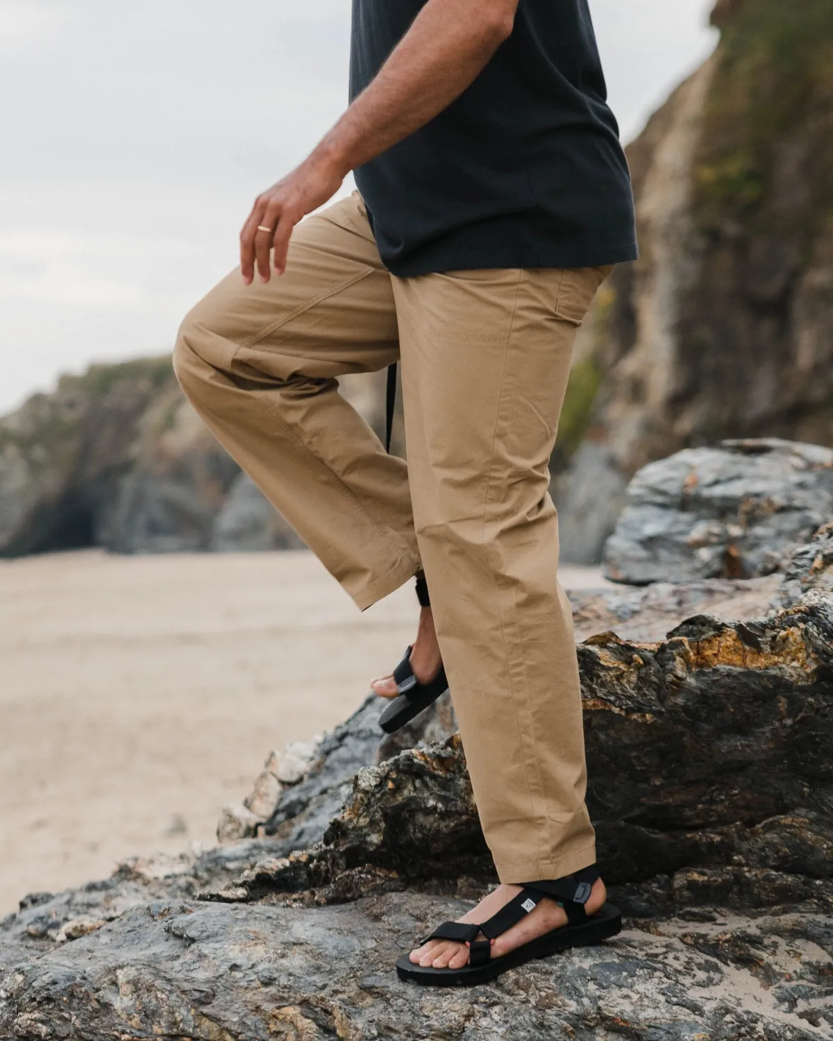 Pants|Pants|Passenger Chance Organic Cotton Pants - Biscuit