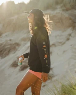 Sweatshirts|Hoodies & Sweatshirts|Passenger Chica Recycled Cotton Oversized Sweatshirt - Black