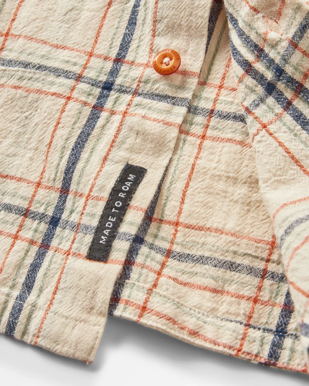 Shirts|Shirts|Passenger Chill Organic Cotton Check Long Sleeve Shirt - Birch