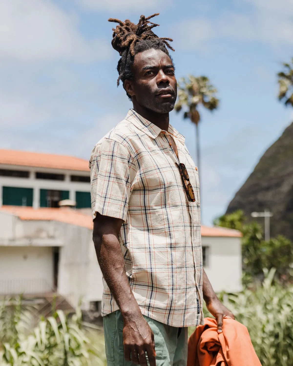 Shirts|Shirts|Passenger Chill Organic Cotton Check Long Sleeve Shirt - Birch