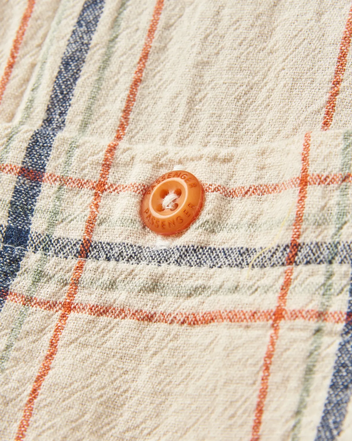 Shirts|Shirts|Passenger Chill Organic Cotton Check Long Sleeve Shirt - Birch
