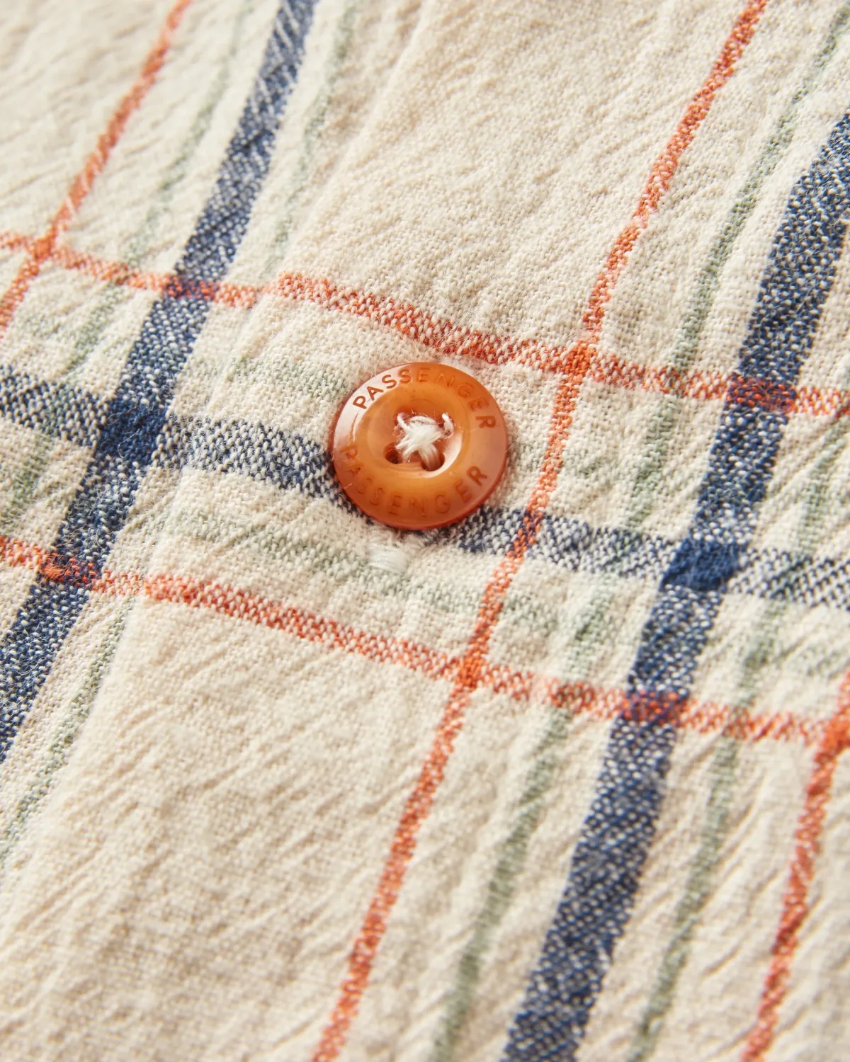 Shirts|Shirts|Passenger Chill Organic Cotton Check Long Sleeve Shirt - Birch