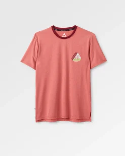 T-Shirts & Tank Tops|T-Shirts & Tank Tops|Passenger Classic Active Recycled T-Shirt - Mineral Red Marl MineralRedMarl