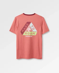 T-Shirts & Tank Tops|T-Shirts & Tank Tops|Passenger Classic Active Recycled T-Shirt - Mineral Red Marl MineralRedMarl