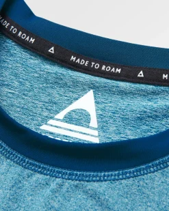 T-Shirts & Tank Tops|T-Shirts & Tank Tops|Passenger Classic Active Recycled T-Shirt - Blue Steel Marl BlueSteelMarl