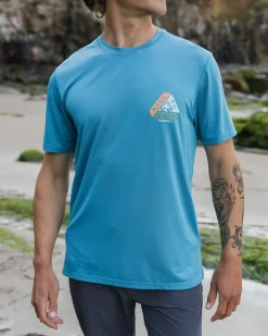T-Shirts & Tank Tops|T-Shirts & Tank Tops|Passenger Classic Active Recycled T-Shirt - Blue Pool BluePool