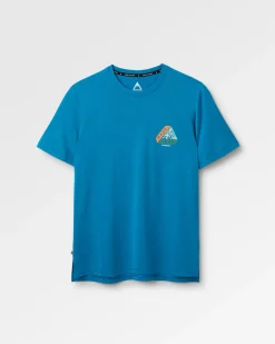 T-Shirts & Tank Tops|T-Shirts & Tank Tops|Passenger Classic Active Recycled T-Shirt - Blue Pool BluePool