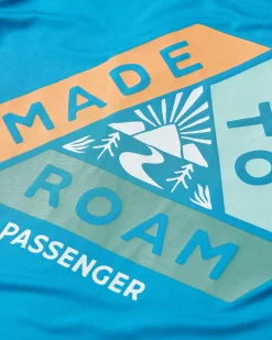 T-Shirts & Tank Tops|T-Shirts & Tank Tops|Passenger Classic Active Recycled T-Shirt - Blue Pool BluePool
